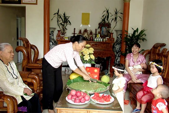 Bánh đúc xanh “gọi” mùa thu về